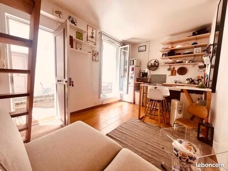 sous-location studio juillet/août paris (métro ménilmontant)