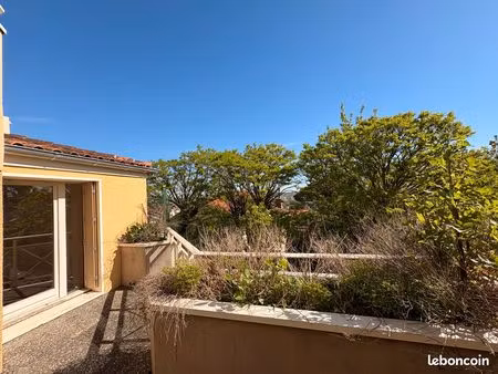 toulouse jolimont - 3 pièces 80 m2 - terrasse 22 m2 - garage - sans frais d'agence