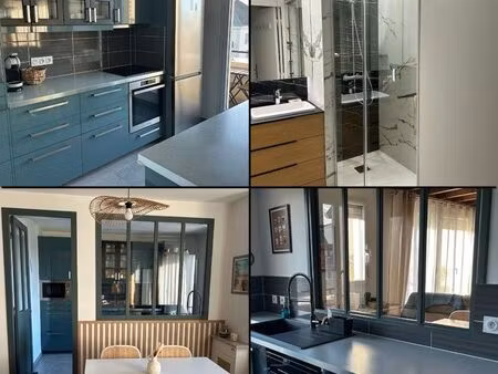 duplex t4 - pontoise avec balcon et parkings boxés