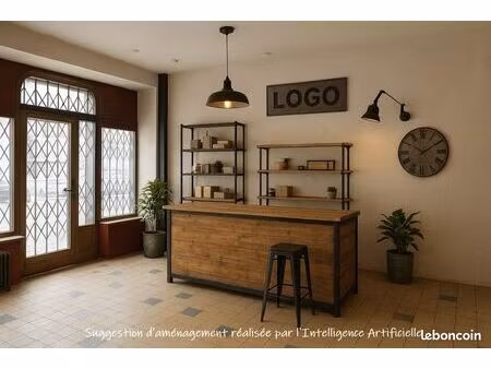 commerce 80 m²