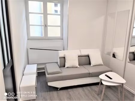 appartement f2 meublé chambre séparée 25m2 43000 le puy-en-velay