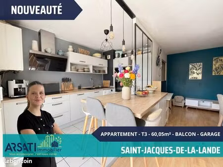appartement 3 pièces 60 m²