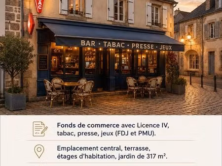 bar  jeux  presse  tabac 90 m² saint renan