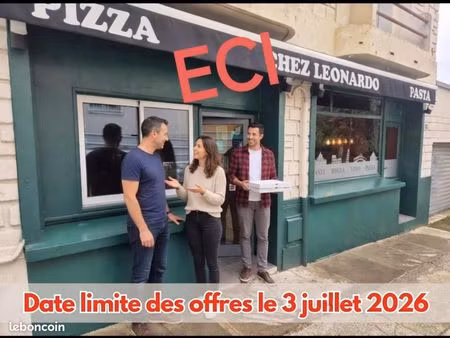 fonds de commerce restaurant  pizzeria 60 m²