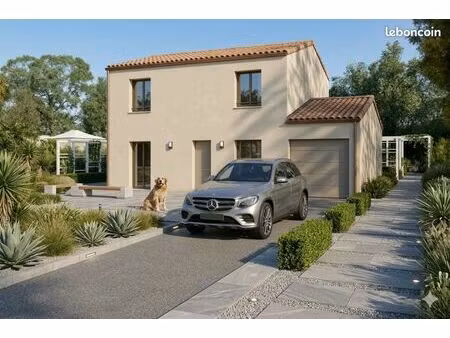maison contemporaine avec garage à pins-justaret (31860) – 120 m²  terrain viabilisé 488 m
