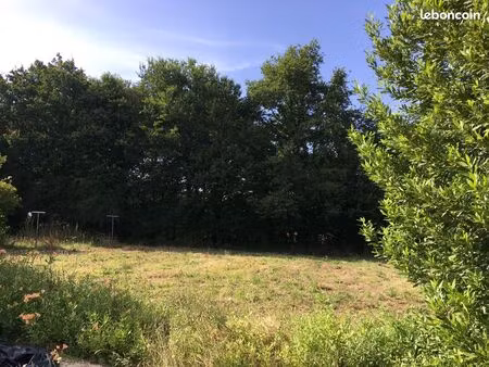 terrain constructible 1088 m2 (80 euros le m2)