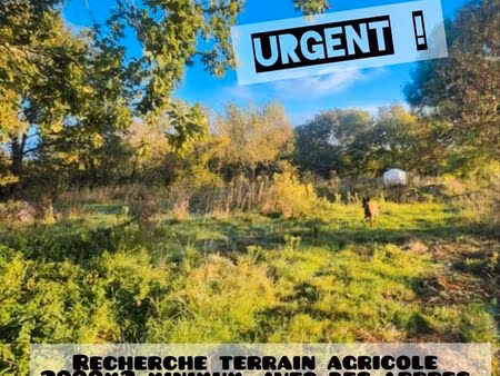 recherche terrain agricole
