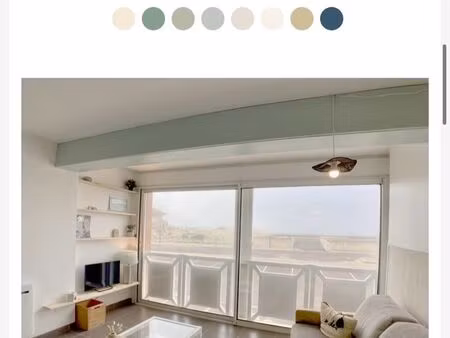 studio vue plage