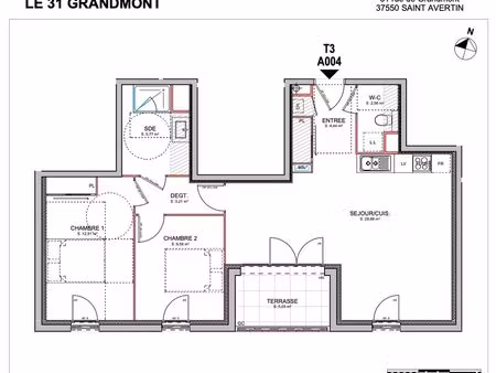 à vendre – dernière opportunité dans une résidence neuve à saint-avertin (37)