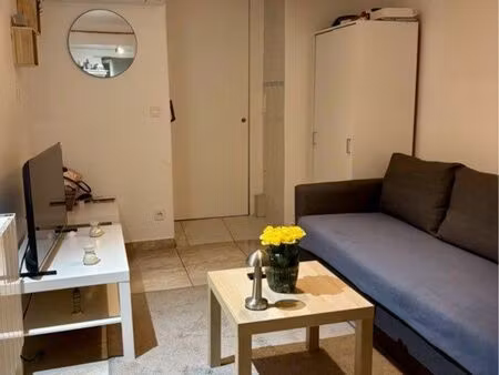 studio meublé de 25 m² en rez-de-chaussée  situé à domont  disponible immédiatement