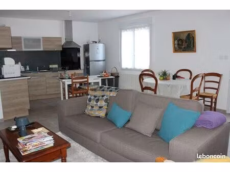 appartement récent t3 lumineux de 74.31 m² - terrasse - garage - centre de vineuil