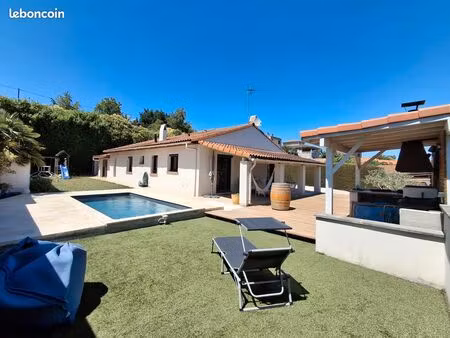 maison 130m2 plain-pied 4 chambres avec extérieur esprit vacances