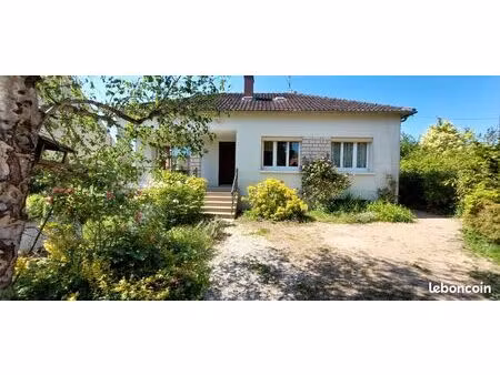 fay aux loges 45450 - maison 79m2 + sous-sol total de 100m2 environ avec garage - terrain 