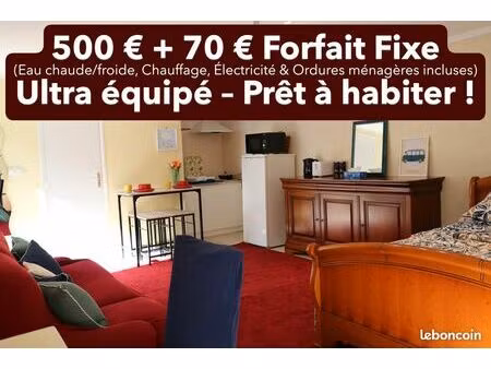 studio meublé - ultra équipé