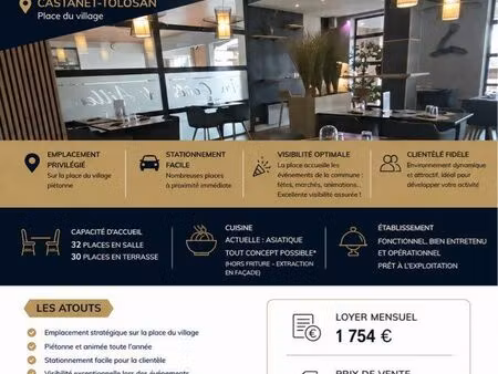 fonds de commerce en restauration