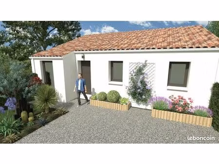 maison 73.85 m² avec terrain à aigrefeuille-sur-maine (44)