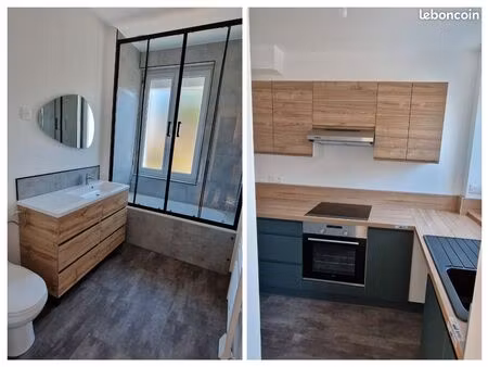 appartement t4 entierement rénové triplex avec jardin et parking