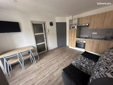 vente studio renove centre langogne