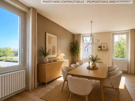 t4 91 m² centre st-just - 3 chambres - divisible en 2 lots - sans frais d'agence