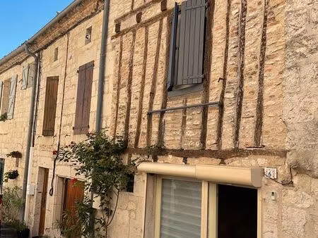 vente maison à colombages dans un joli village du lot complètement rénovée toiture électri