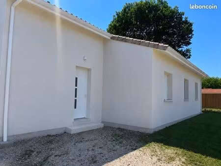 maison individuelle 116m2 - 4 chambres - jardin