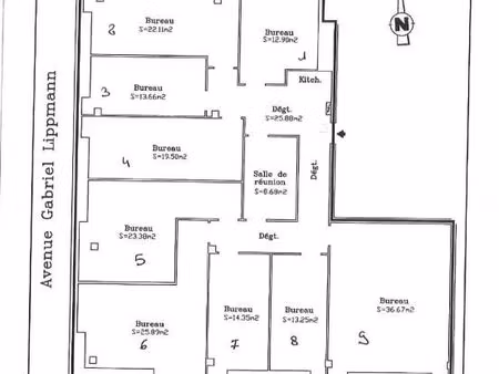 commerce 25 m²