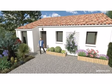 maison 73.85 m² avec terrain à la haie-fouassiere (44)