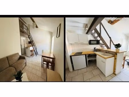 studio meublé 23 m²