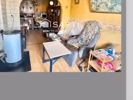 maison à fort potentiel située au cœur du village.■cette bâtisse offre 129 m² habitables  