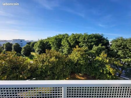 nantes – appartement traversant 4 pièces de 77 m² avec balcon  garage et cave
