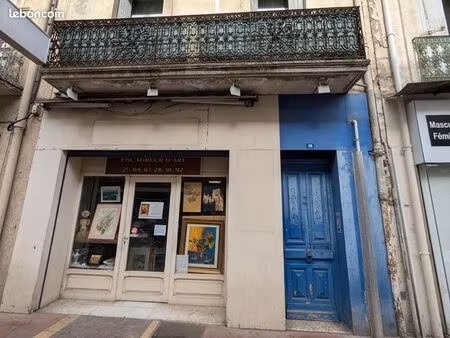 local centre béziers 91 m2 bel emplacement