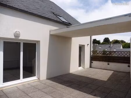 appartement duplex t3 72 m² le rheu au calme clair lumineux avec terrasse 24 m² garage 18 