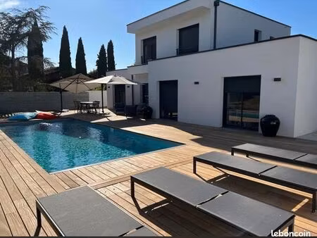 maison à louer t6 haut de gamme avec piscine vieille toulouse