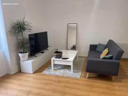 appartement t2 meublé de 38 m² – idéalement situé – 450 charges comprises