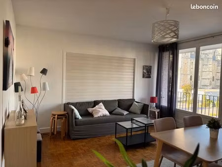 bel appartement traversant 92 m2 face basilique saint rémi