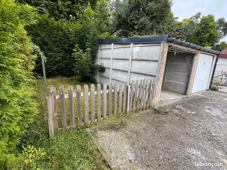 garage  box + parcelle