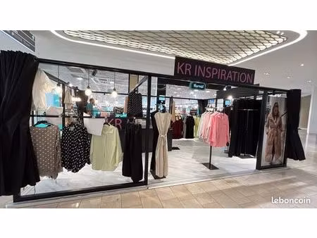 vend kiosque prêt à porté centre commercial