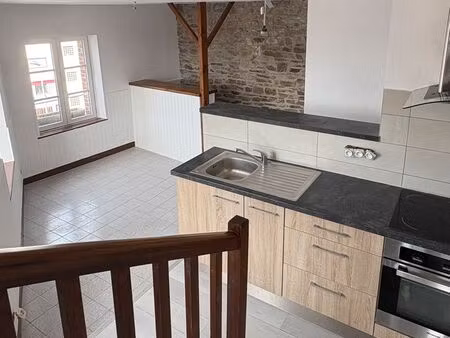 appt t2 duplex 38m² - vue mer & chausey - dpe a - centre-ville granville
