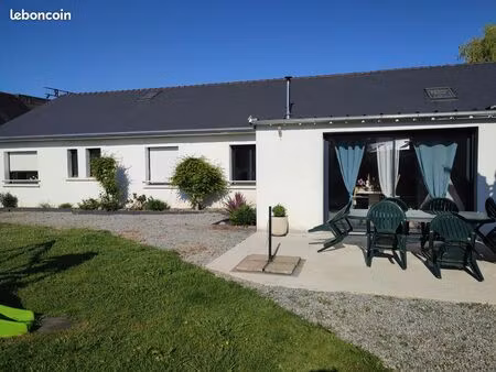 maison plain-pied 135 m² – 3 chambres – la trinité-porhoët