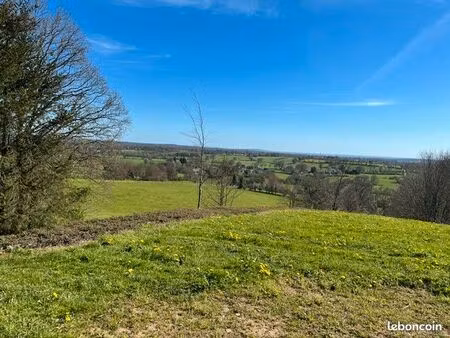 beau terrain avec vue sur vallee