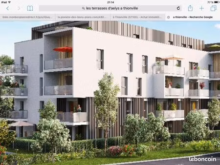 loue appartement f3 thionville (veymerange)