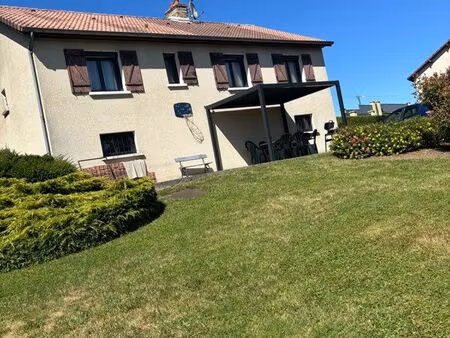 maison individuelle avec sous sol et jardin