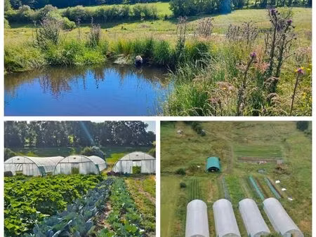 corps de ferme + terrain
