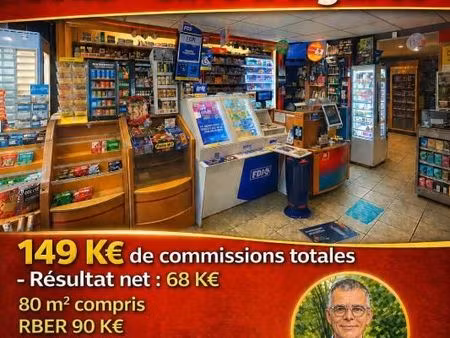 fonds de commerce tabac  jeux 50 m²