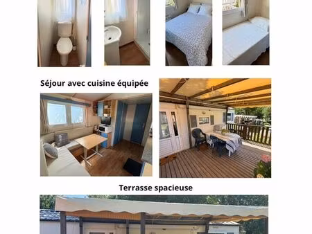 mobil-home hergo marte 76 + terrasse