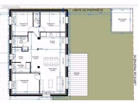 maison récente 2024 - 3 chambres 95 5 m² – guenrouet