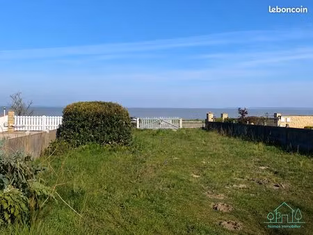 exceptionnel terrain à bâtir en première ligne face a l'ocean