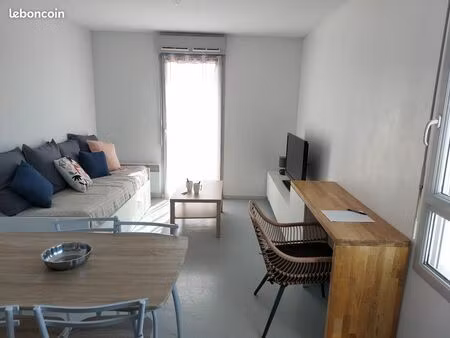 t2 meublé 30m² - quartier oceanis