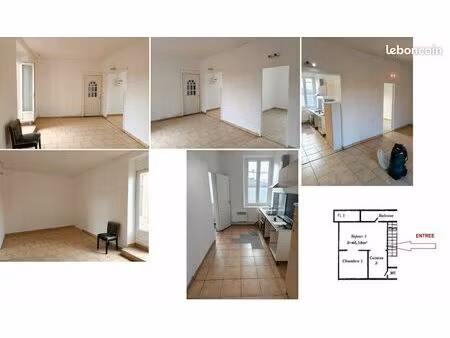 à louer – appartement f2 – 47 m² – châtillon-en-bazois (58110)