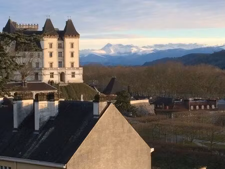 t3 lumineux vue pyrénées & château